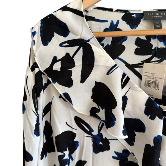 The Limited Women's Polyester Floral Tops for Women Size 2X Business Casual - Picture 5 of 14